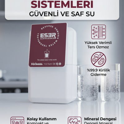 Eser S-Max Prime Elite 8Lt 5 Aşama Arıtma cihazı